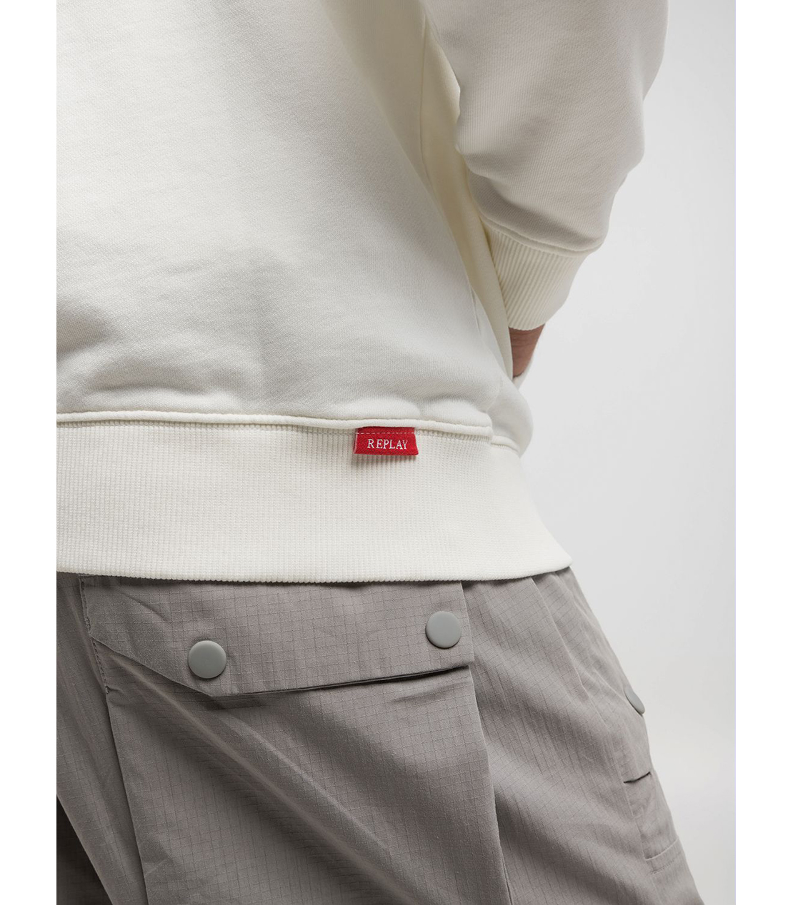 Rロゴ スウェットパーカー 詳細画像 オフホワイト 6